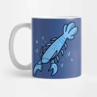 Blue Lobster Mug